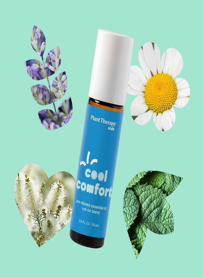 Plant Therapy Kids Cool Comfort Pre-Diluted Essential Oil Roll-On Blend 10 mL (1/3 oz) Relaxation, Cooling Comfort, Seasonal Wellness, Calming Aromatherapy for Kids - Image 3